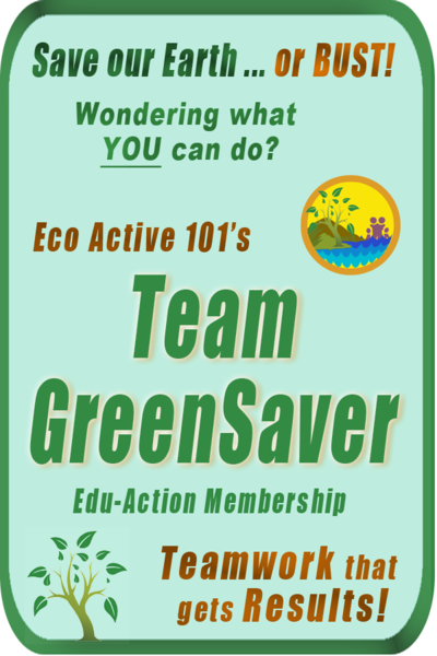 Eco Active 101 Team GreenSaver Membership - 2-fer image